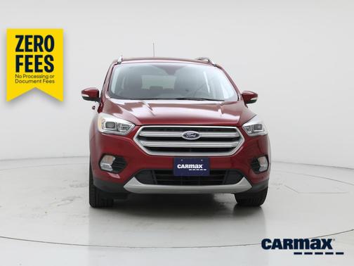 Red 2018 Ford Escape Titanium