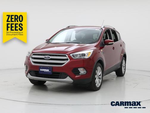 Red 2018 Ford Escape Titanium