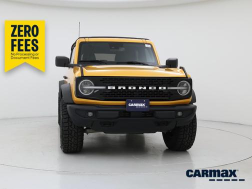 Yellow 2022 Ford Bronco Wildtrak