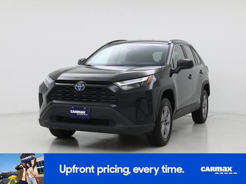 Black 2023 Toyota RAV4 Hybrid LE