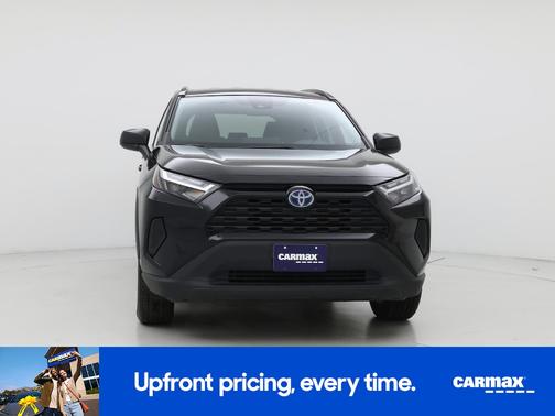 Black 2023 Toyota RAV4 Hybrid LE