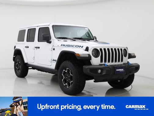 White 2023 Jeep Wrangler 4xe Unlimited Rubicon