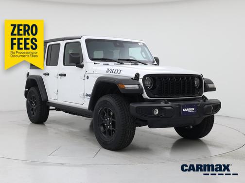 White 2025 Jeep Wrangler 4xe Willy's
