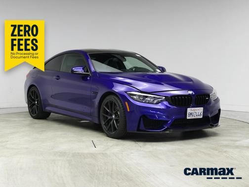Blue 2019 BMW M4 CS
