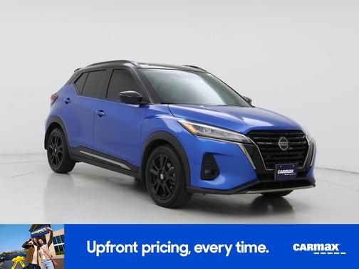 Blue 2021 Nissan Kicks SR