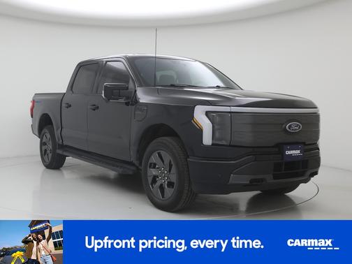 Black 2023 Ford F-150 Lightning Lariat