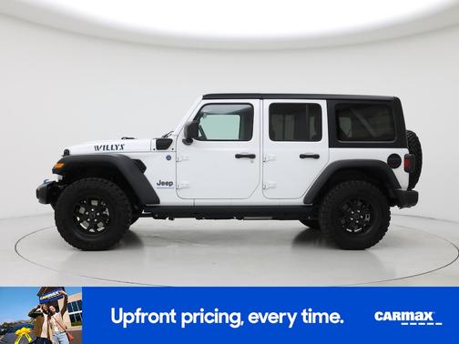 White 2024 Jeep Wrangler 4xe Willy's