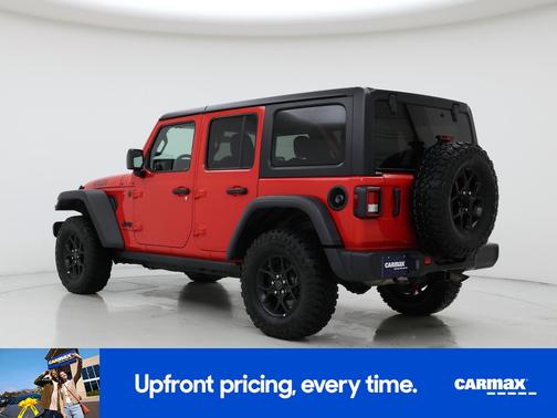 Red 2025 Jeep Wrangler Willy's