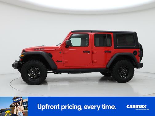 Red 2025 Jeep Wrangler Willy's