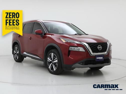 Red 2021 Nissan Rogue SL