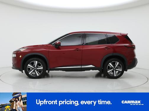 Red 2021 Nissan Rogue SL