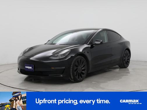 Black 2022 Tesla Model 3 Performance