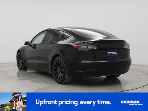 Black 2022 Tesla Model 3 Performance