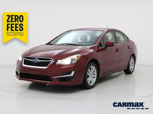 Red 2015 Subaru Impreza 2.0I Premium