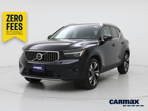 Black 2023 Volvo XC40 B5 Ultimate Bright Theme
