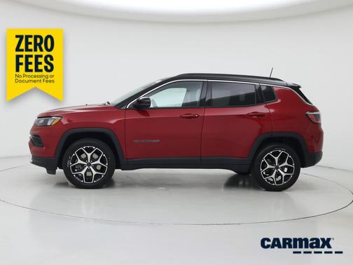 Red 2025 Jeep Compass Limited