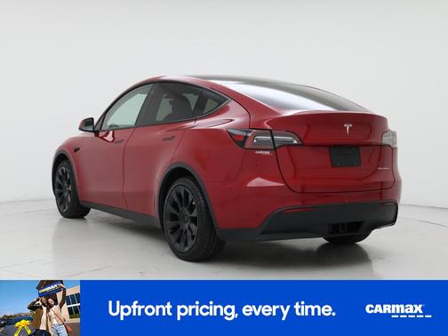 Red 2023 Tesla Model Y Long Range
