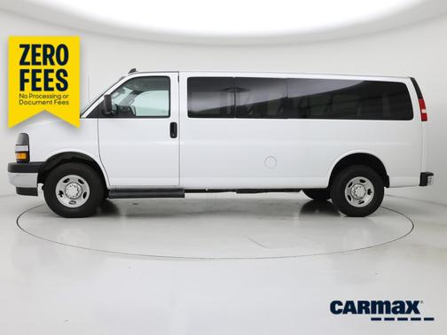 White 2023 Chevrolet Express 3500 LT