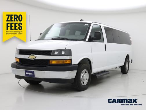 White 2023 Chevrolet Express 3500 LT