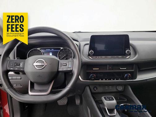 Red 2025 Nissan Rogue SV
