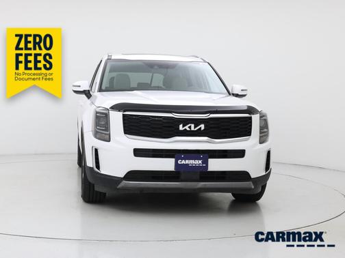 White 2022 Kia Telluride EX