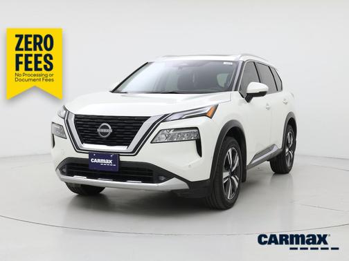 White 2022 Nissan Rogue Platinum
