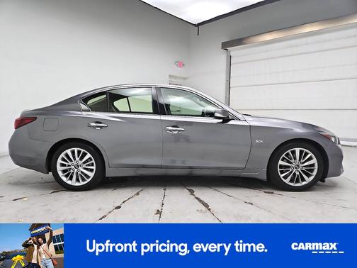 Gray 2018 INFINITI Q50 Luxe