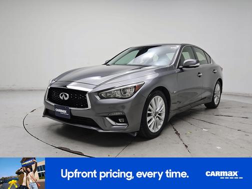 Gray 2018 INFINITI Q50 Luxe