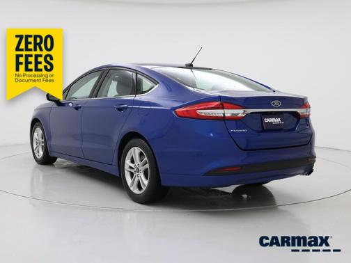 Blue 2018 Ford Fusion SE