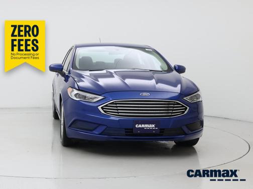 Blue 2018 Ford Fusion SE