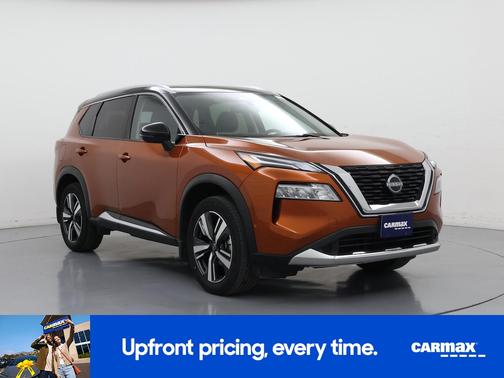 Orange 2023 Nissan Rogue Platinum
