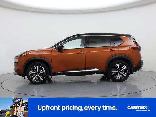 Orange 2023 Nissan Rogue Platinum