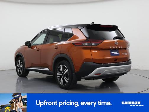 Orange 2023 Nissan Rogue Platinum