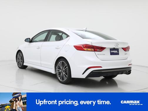 White 2018 Hyundai ELANTRA Sport