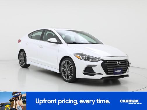 White 2018 Hyundai ELANTRA Sport