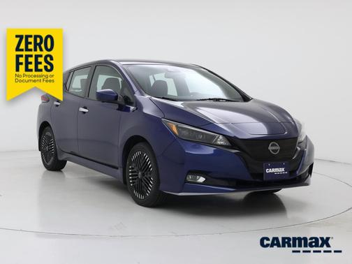 Blue 2024 Nissan Leaf SV Plus