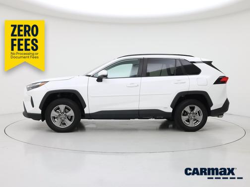 White 2024 Toyota RAV4 Hybrid LE