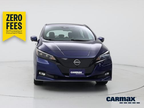 Blue 2025 Nissan Leaf SV Plus