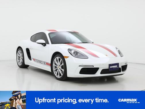 White 2019 Porsche 718 Cayman