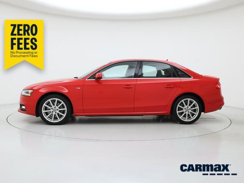 Red 2016 Audi A4 Premium