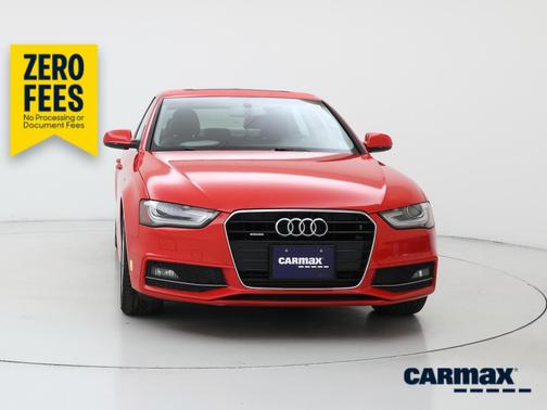 Red 2016 Audi A4 Premium