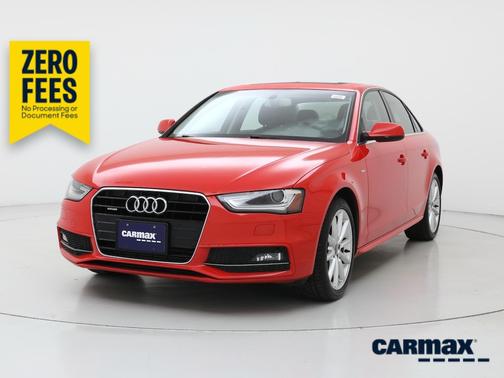 Red 2016 Audi A4 Premium