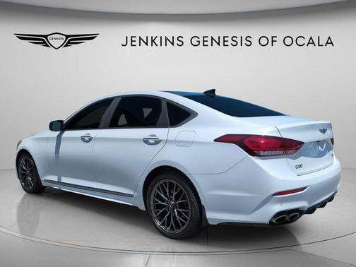 Casablanca White 2018 Genesis G80 3.3T Sport