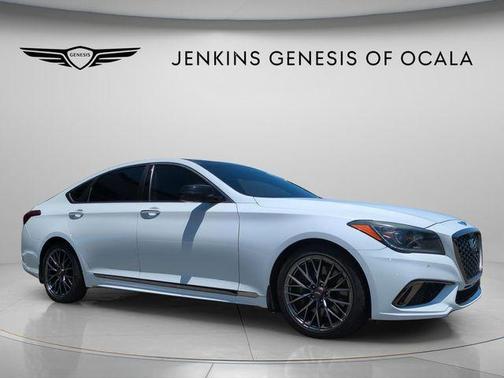 Casablanca White 2018 Genesis G80 3.3T Sport
