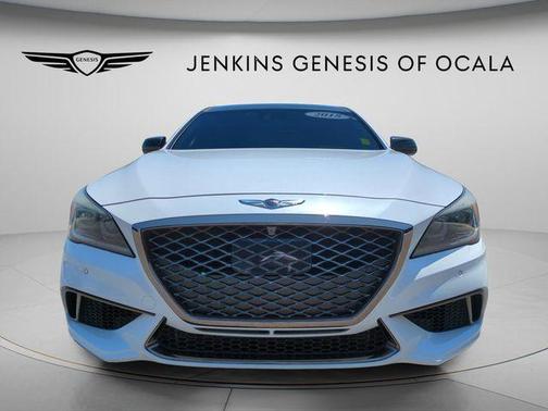 Casablanca White 2018 Genesis G80 3.3T Sport