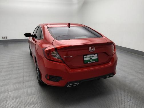 Red 2018 Honda Civic EX