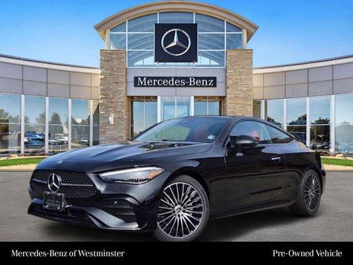 Obsidian Black 2026 Mercedes-Benz CLE 300 4MATIC Coupe