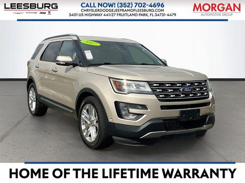 White Gold Metallic 2017 Ford Explorer Limited
