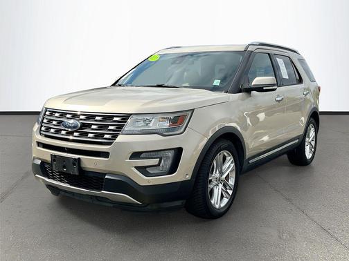 White Gold Metallic 2017 Ford Explorer Limited
