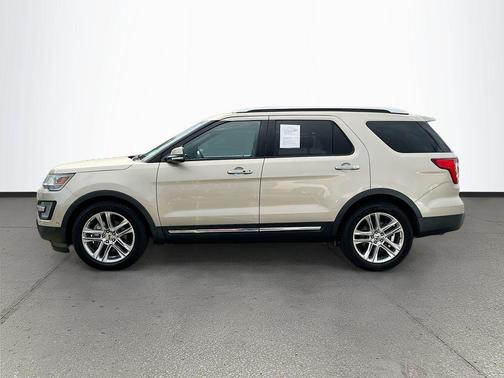 White Gold Metallic 2017 Ford Explorer Limited